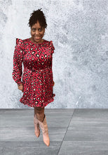 Load image into Gallery viewer, Fuschia Leopard Print Dress
